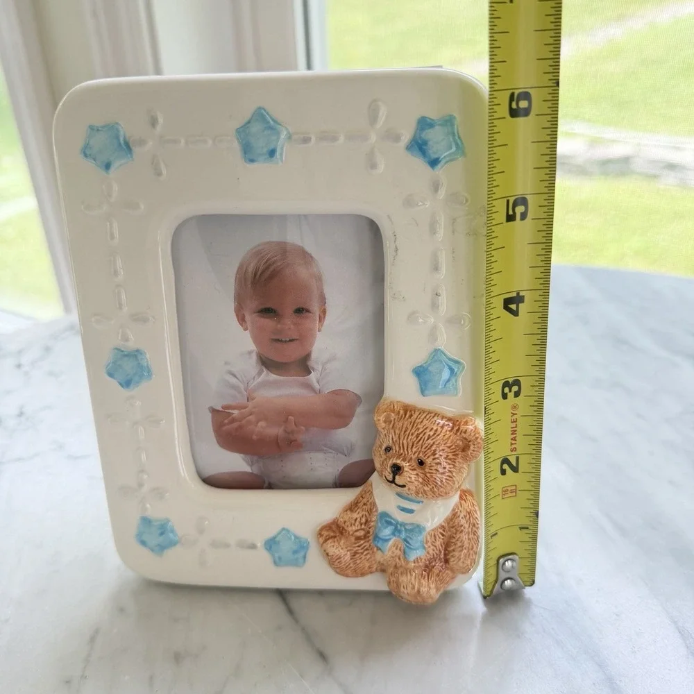 Vtg 1995 San Francisco Music Box Co Baby Frame You Are My Sunshine Teddy Bear